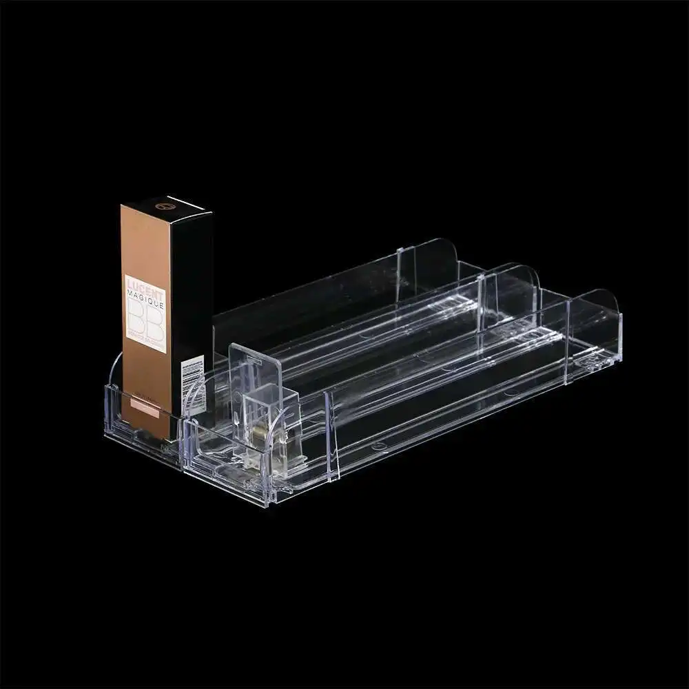 10 Stück/Lot Kunststoff-Regalautomatik-Nachfüllsystem, Schiebemechanismus für Supermarktregale, Zigarettenprodukte, Unibody, doppelseitig oder einseitig – Detail 12