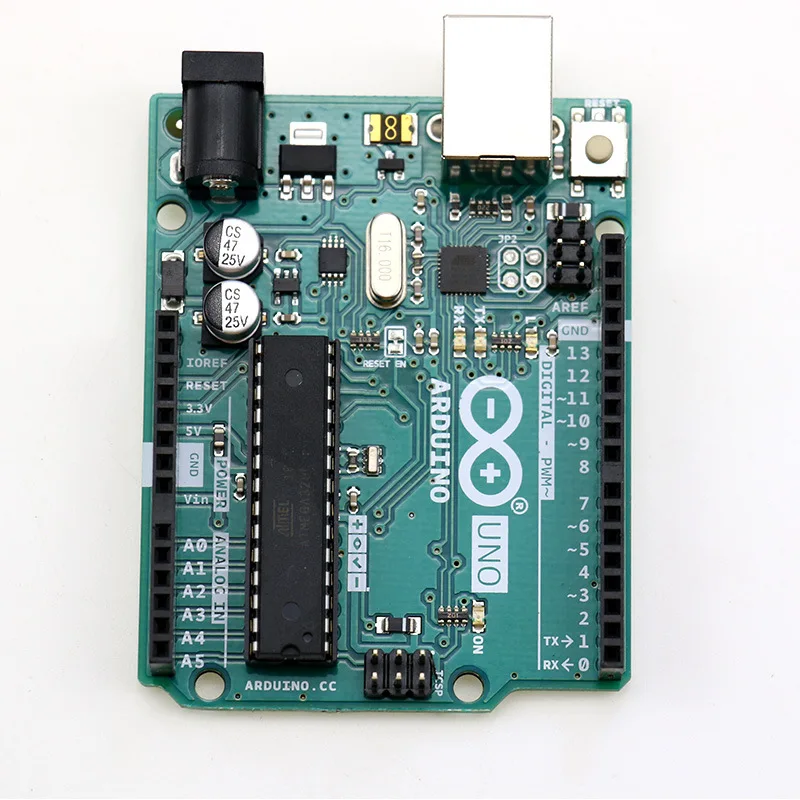 לוח פיתוח Arduino Uno R3, גרסה אנגלית מיובאת מאיטליה, מודול מיקרומחשב עם שבב יחיד AVR