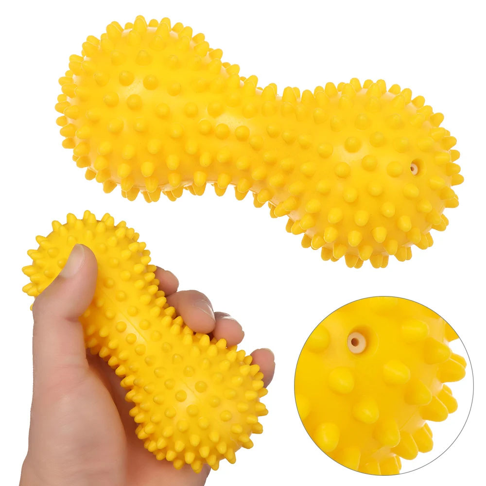 Description Picture 4 of itemPeanut Shape Massage Yoga Sport Fitness Fascia Ball Durable PVC Stress Relief Body Hand Foot Massager Trigger Point Foot Pain