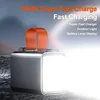 PD 100W 30000mAh - 60000mAh Power Bank Station Outdoor Energy Portable Power Bank Solar Generator For Camping Phone Fast Charge 6