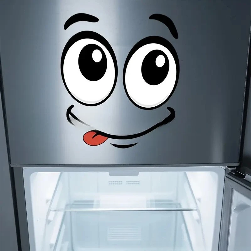 Cartoon PVC Sticker Self-adhesive, Glossy and Detachable | Suitable for Disposable Party Decoration on Trash Cans Walls