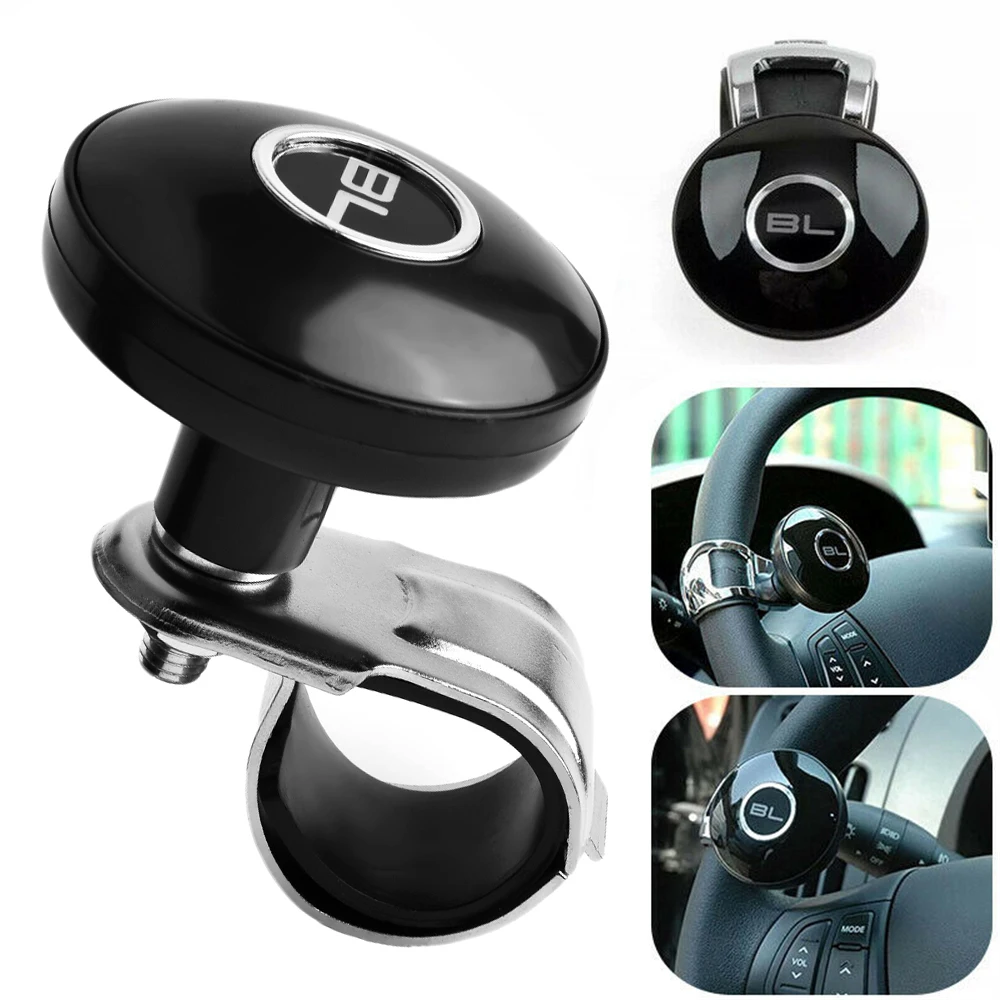 

Car Universal Assister Spinner Knob Ball Aid Power Black Handle Truck Steering Wheel High Quality Simple To Install