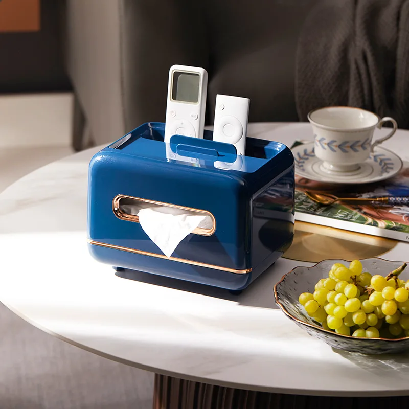 

Light Luxury Desktop Creative Tissue Box Paper Towel Box Living Room Paper Towel Box Remote Control Storage Office Storage Box