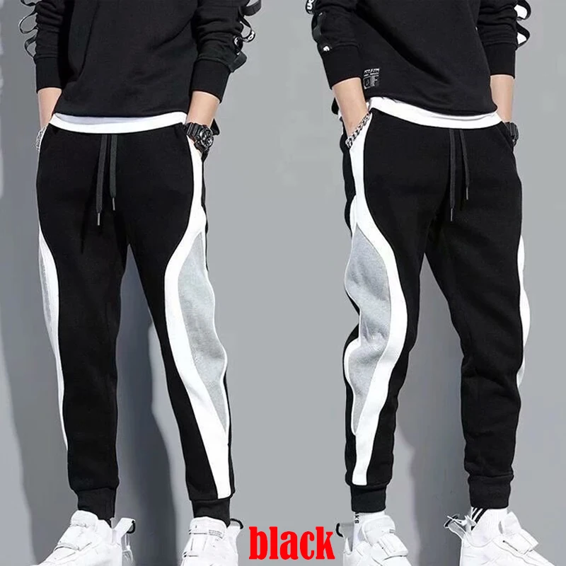 Men's/women's Casual Sweatpants Contrasting Colors Essentials Joggers Men Sweatpants Women Black Pants Mens Clothing