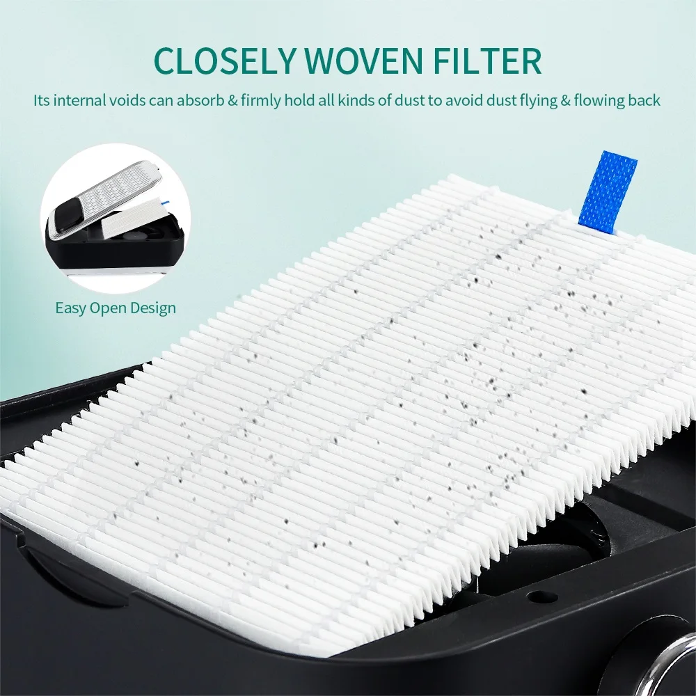 2000mAh Battery Wireless Use Nail Dust Collector 80W Ultra-strong Suction Manicure Nail Dust Vacuum Cleaner With Filter