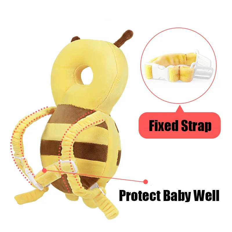 Baby Protect Pillow Learn Walk Head Protector Cushion Anti Fall Backward Cap Carry Cartoon Kids Safe Bibi head protector pillow head back protector head protector