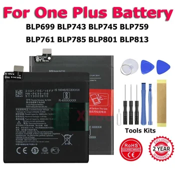 New Phone BLP699 BLP743 BLP745 BLP759 BLP761 BLP785 BLP801 BLP813 Battery For One Plus 7 7T Pro 8T 8Pro Nord 5G N100 BE2011