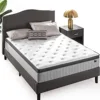 ZINUS 12 Inch Comfort Support Cooling Gel Hybrid Mattress, Queen, Euro Top Innerspring Mattress, Motion Isolating Pocket Springs 1
