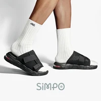 Summer Footwear Men's Sandals Big Fat Outdoor Slippers Comfortable Footwear Casual Shoes Velcro Adjustable Size 40-49