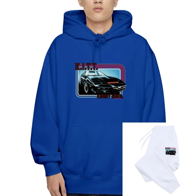 

Knight Rider TV Show KITT K.I.T.T. Car Licensed T-Sweatshirt Hoodies Adult Fleeces Cool Casual pride Outerwear men Unisex New