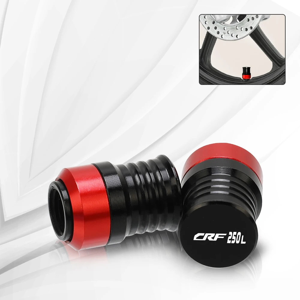 

CRF250L Motorcycle Valve Cap Vehicle Wheel Tire Valve Stem Caps Covers Universal Accessories FOR HONDA CRF 250L 2012-2017 2016