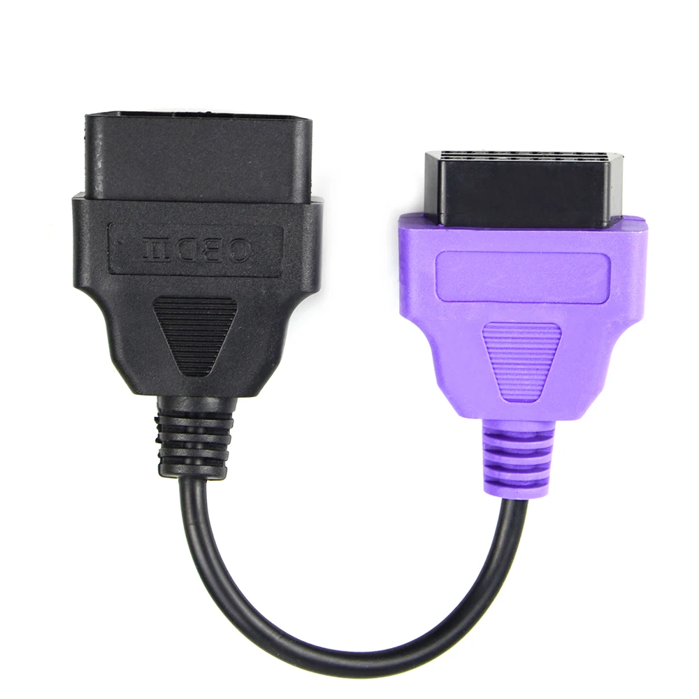 New Cable for FiatECUScan/Multiecuscan 6 Color Auto OBD2 Connector Diagnostic Adapter Cable for Fiat Alfa Romeo and for Lancia 3