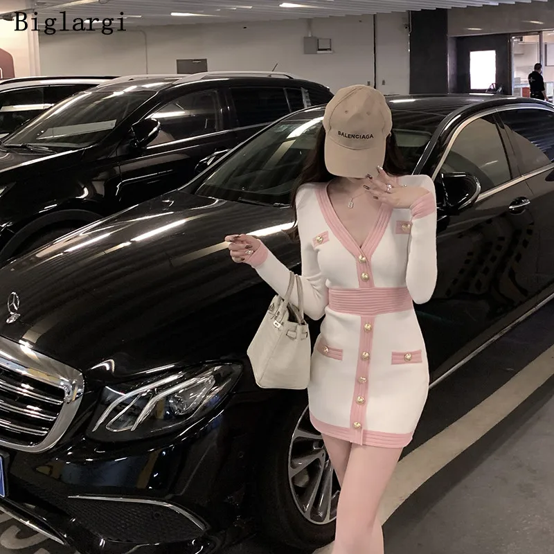 

Женское мини-платья, с длинным рукавом, весна-лето, сексуальное