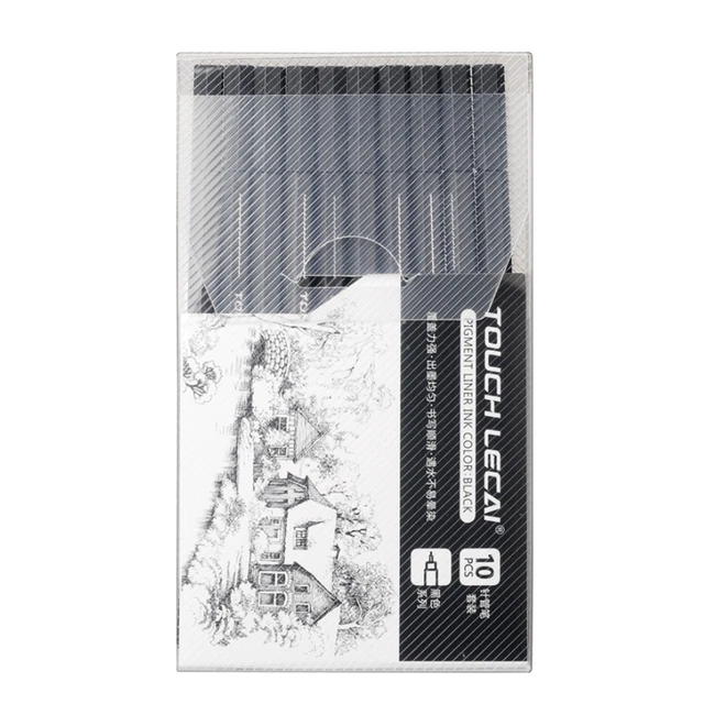 9Pcs Micro-Pen Fineliner Ink Pens Pigment Liner Multiliner Pens Fine Point  Drawing Pen for Sketching Manga Artist Illustration - AliExpress