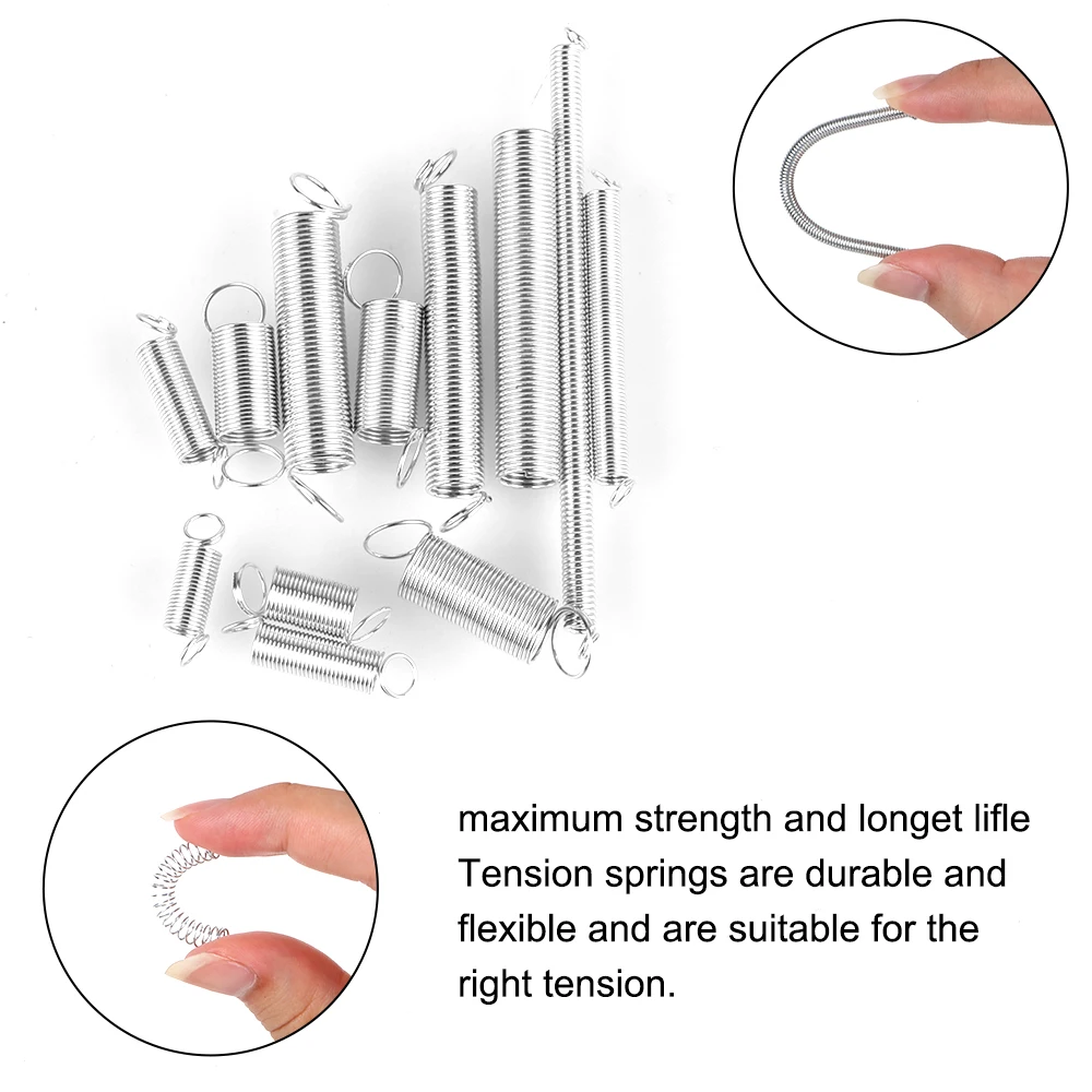 Hardware Tool Spring Set Tension Spring Metal Steel Assorted With Storage Box Accessories Extension And Compression Coil