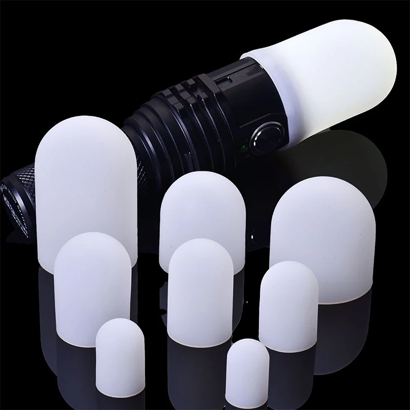 Silicone Elastic Flashlight Lampshade, Set of 2