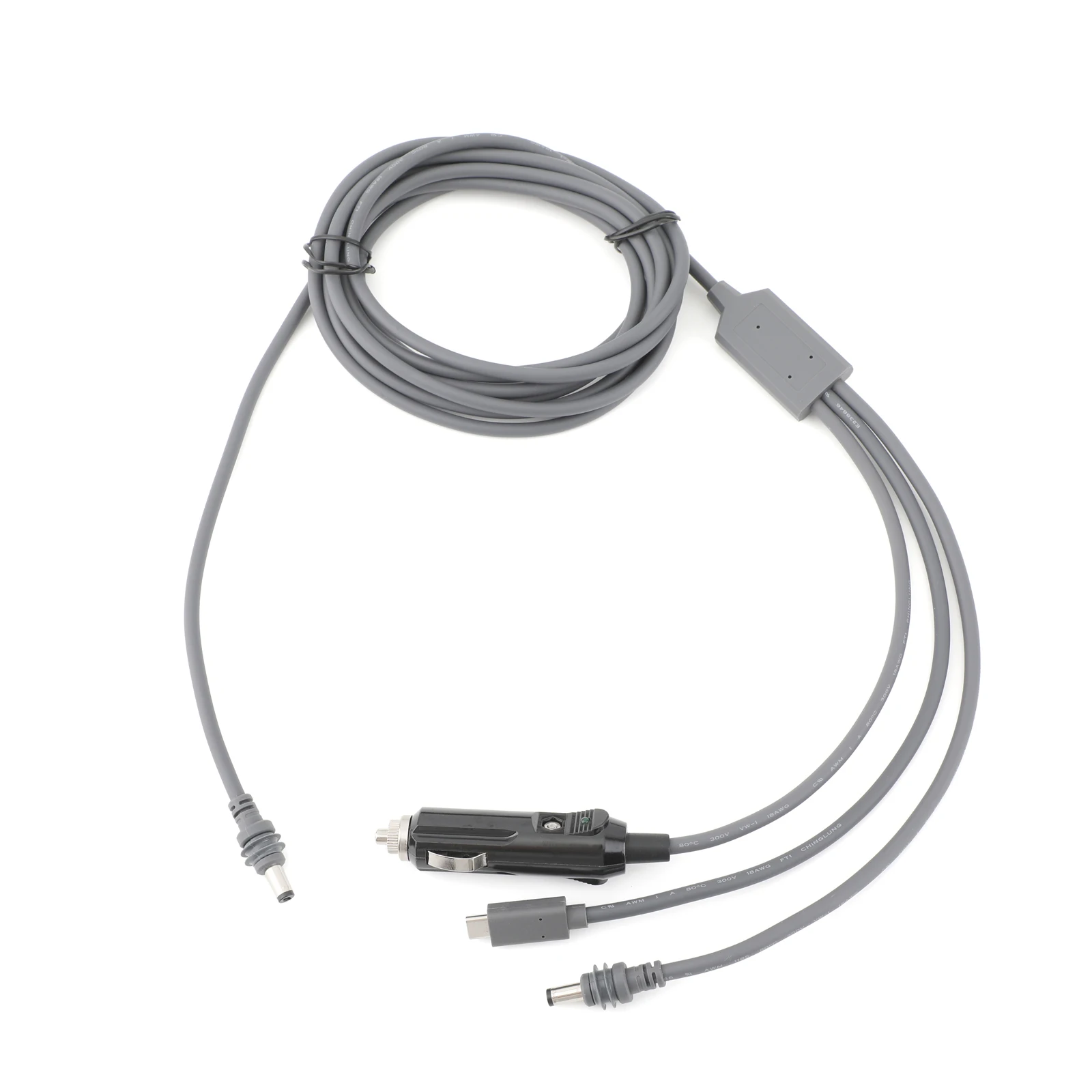 1PCS For Starlink Mini 3 in 1 Car Charger/Type-C/DC to Mini DC Power Cable starlink power cable For Starlink