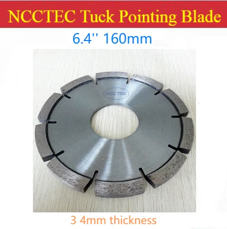 

6.4'' Diamond Tuck point blade B160TP / 6.4 Inches 160mm concrete wall tuck pointing GROOVING discs / 3 4mm thickness segments