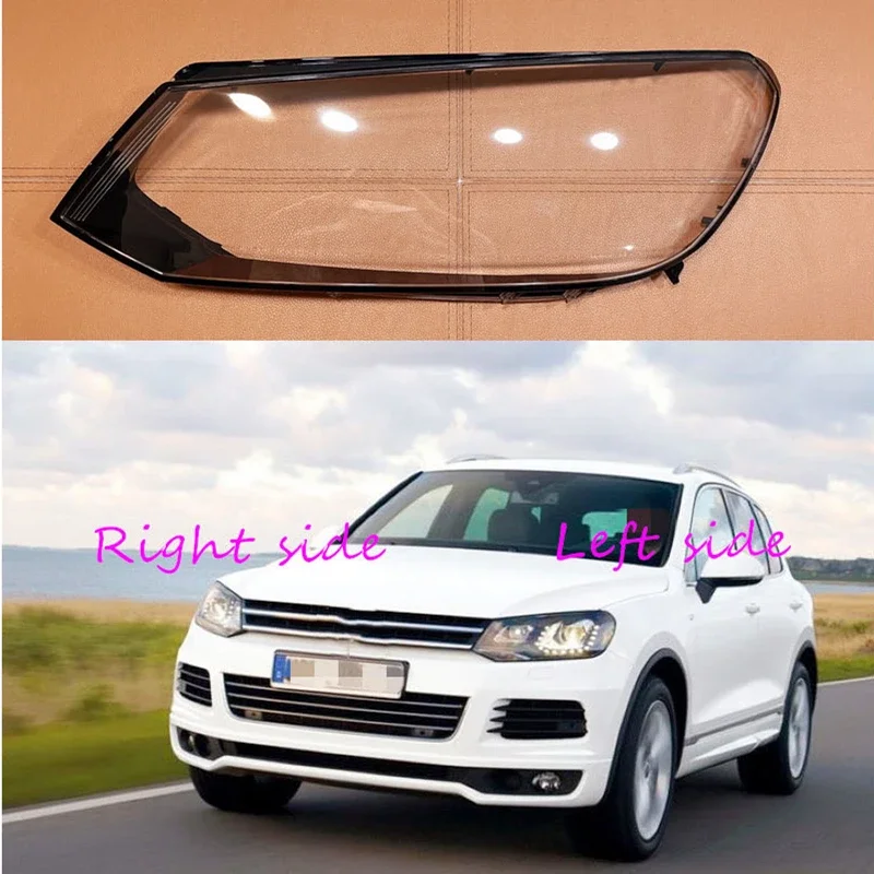

For Volkswagen VW Touareg 2011 2012 2013 2014 2015 2016 Car Halogen Headlight cover Headlamp Lens Auto Shell Cover