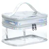 Transparent Cosmetic Bag Female Net Celebrity Large-capacity Travel Girl Portable Portable Waterproof Wash Bag Storage Bag Purse 6
