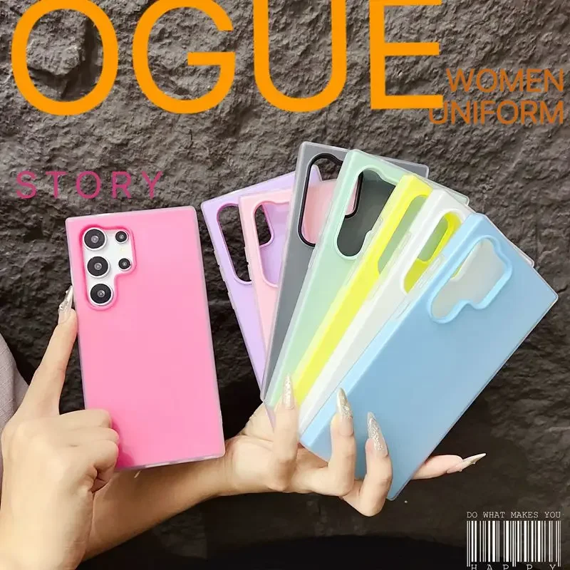 Versatile 2-in-1 Candy Jelly Phone Case Cover