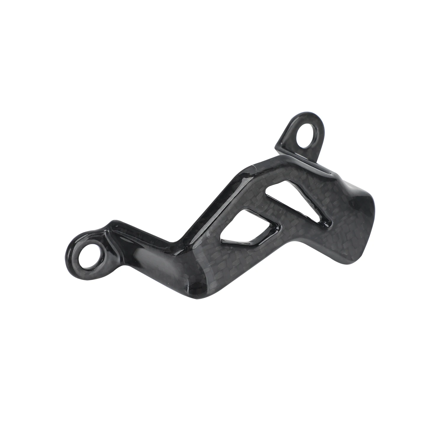 Funparts 탄소 섬유 후면 브레이크 켈리퍼 커버 가드 오토바이 부품nKX250F 2004-2018 KX450F 2006-2018 RMZ250 2004-2006