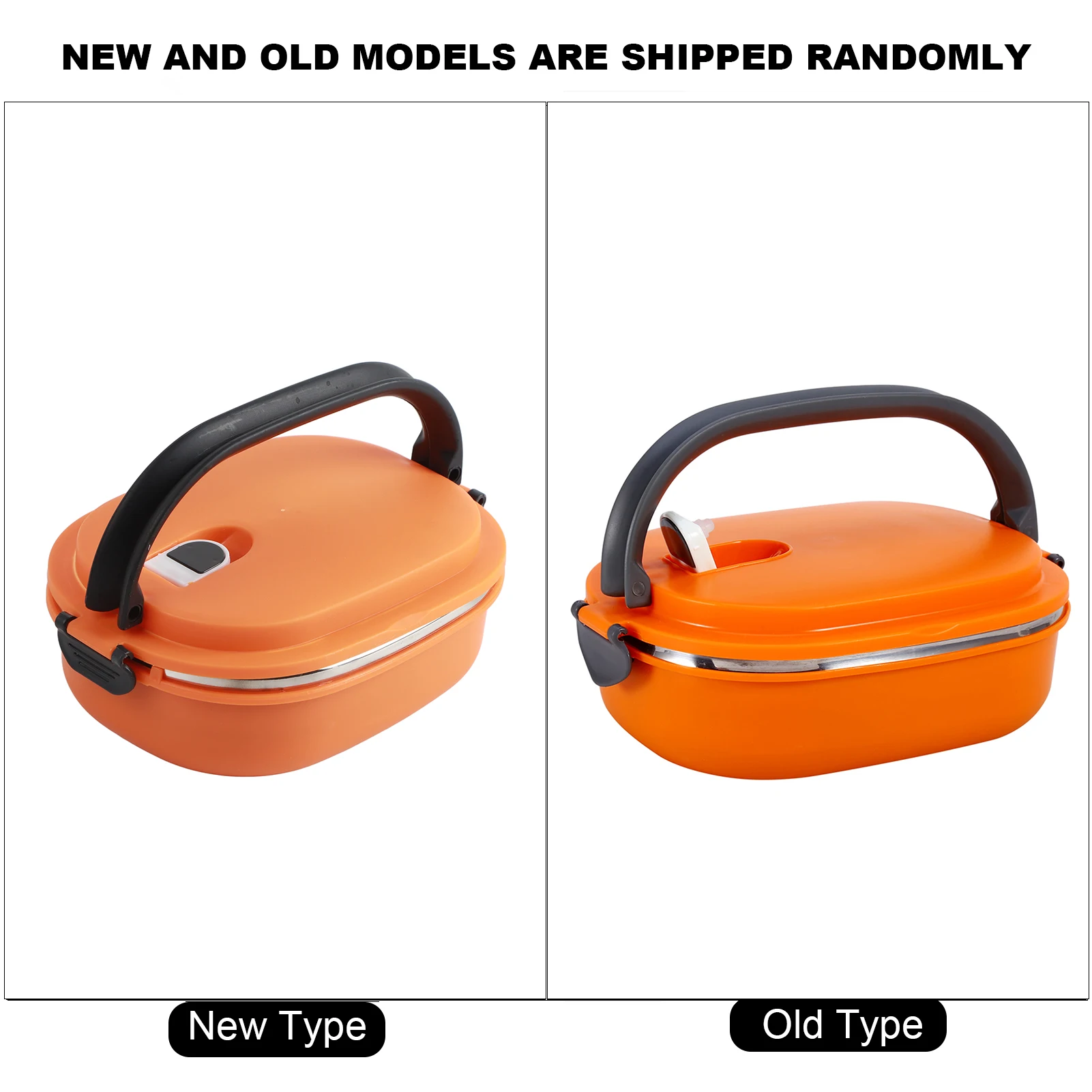 Orange Stainless Steel Insulated Lunch Container