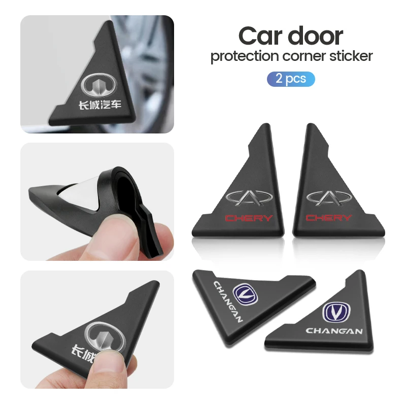 2 Pz Silicone Car Door Corner Cover Antigraffio Crash Protection Per Volvo Xc60 V60 S60 V40 V50 S40 S80 C30 Xc40 Xc70 Ecc