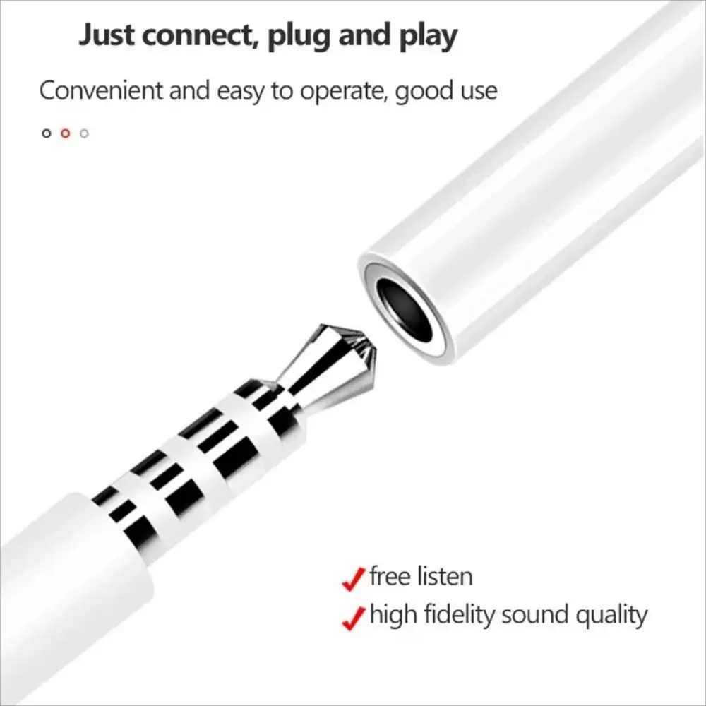 Lightning to Headphone Adapter 2pcs 3.5mm Jack AUX Cable For iPhone 14 13 12Pro Max Male to Female Converter Audio Splitter