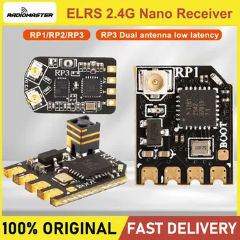 RADIOMASTER RC RP1 v2 RP2 RP3 ExpressLRS 2.4ghz Nano Ricevitore 250mw ISM 2.4ghz T Antenna Modello di Aereo Trasmissione Accessori
