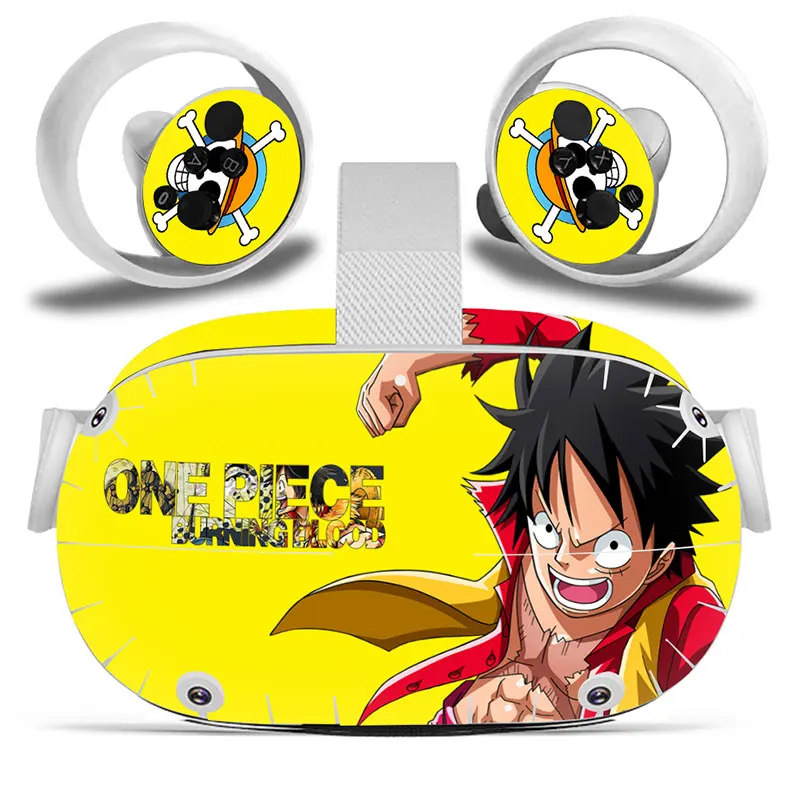 Dragon Ball Goku Skin Sticker For Oculus Quest VR2 Headset Virtual Reality Controller Decal Cover Protective PVC Skin 