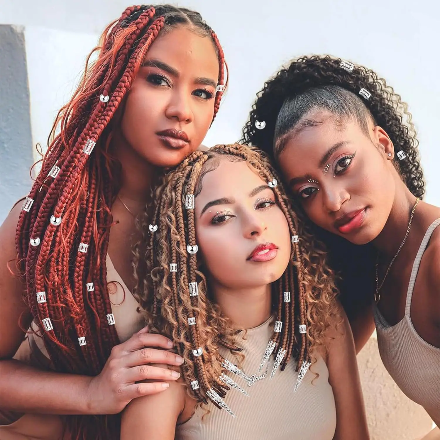 Dreadlocks Braids With Rings In Them Buy 120PCS Metal Cuff Clips