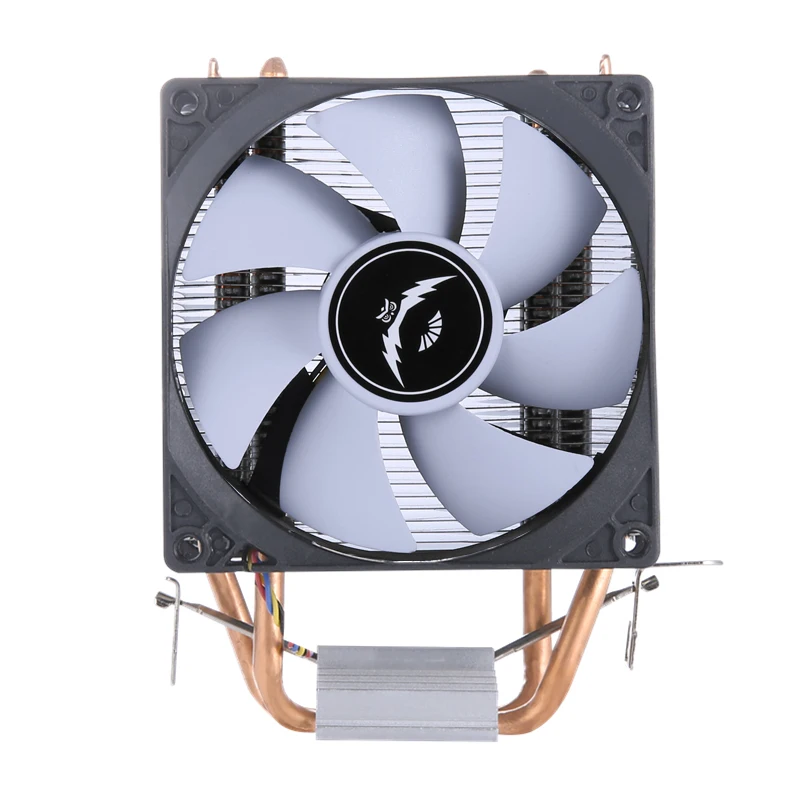 CPU Cooler Pure Copper 2 Heatpipes Cooling Air-cooled Mute Fan Intel LGA 2011 1700 775 1150 1155 1200 1366 AMD AM3 AM4 X79 X99 cooling fan
