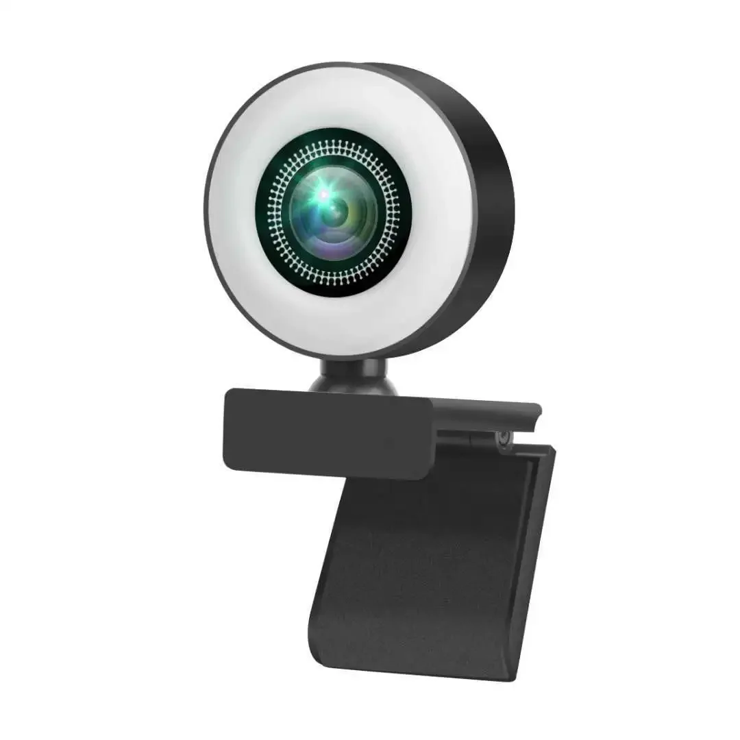 4K/2K/1080P HD Webcam With Microphone Auto-Focus LED Web