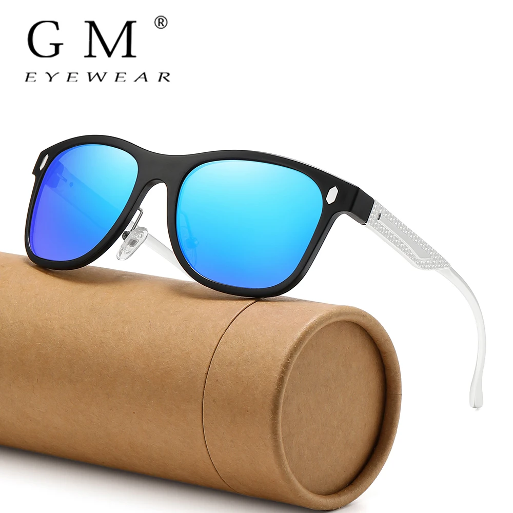 

GM Driving Polarized Sunglasses Men's Women's Aluminum Magnesium Sport Sunglasses Retro Goggles for Drivers UV400 anti-glare