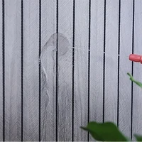 สติ๊กเกอร์ติดผนังลายไม้หนาแบบมีกาวในตัว วอลเปเปอร์กันน้ำสำหรับพื้นและเพดาน ผนังห้องนั่งเล่น 6