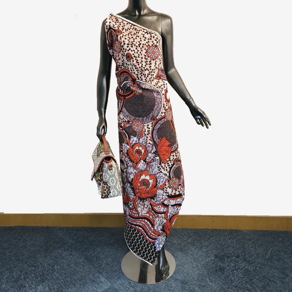 Item No.A1-1 High quality super hollandais wax fabric 100% cotton african loincloth by 6 yards