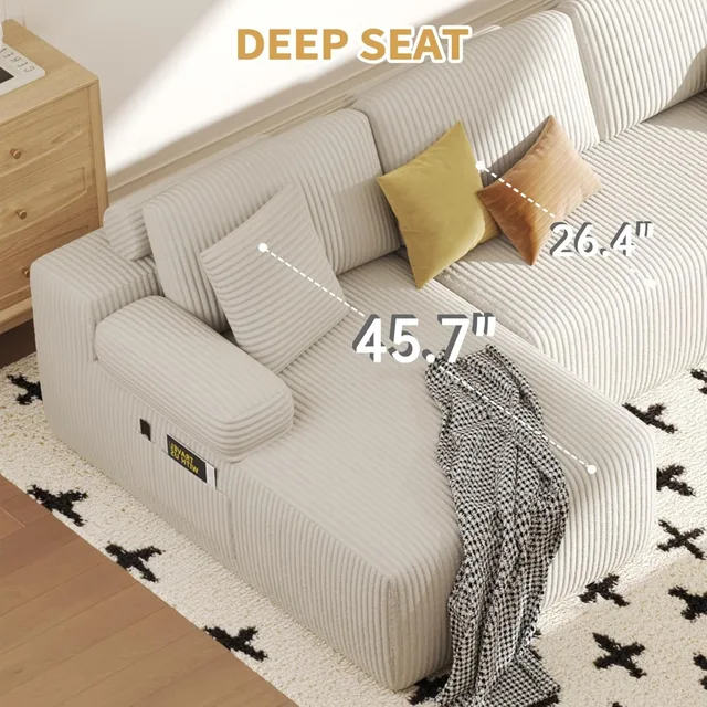 Cloud U-Shaped Sectional Sofa 4