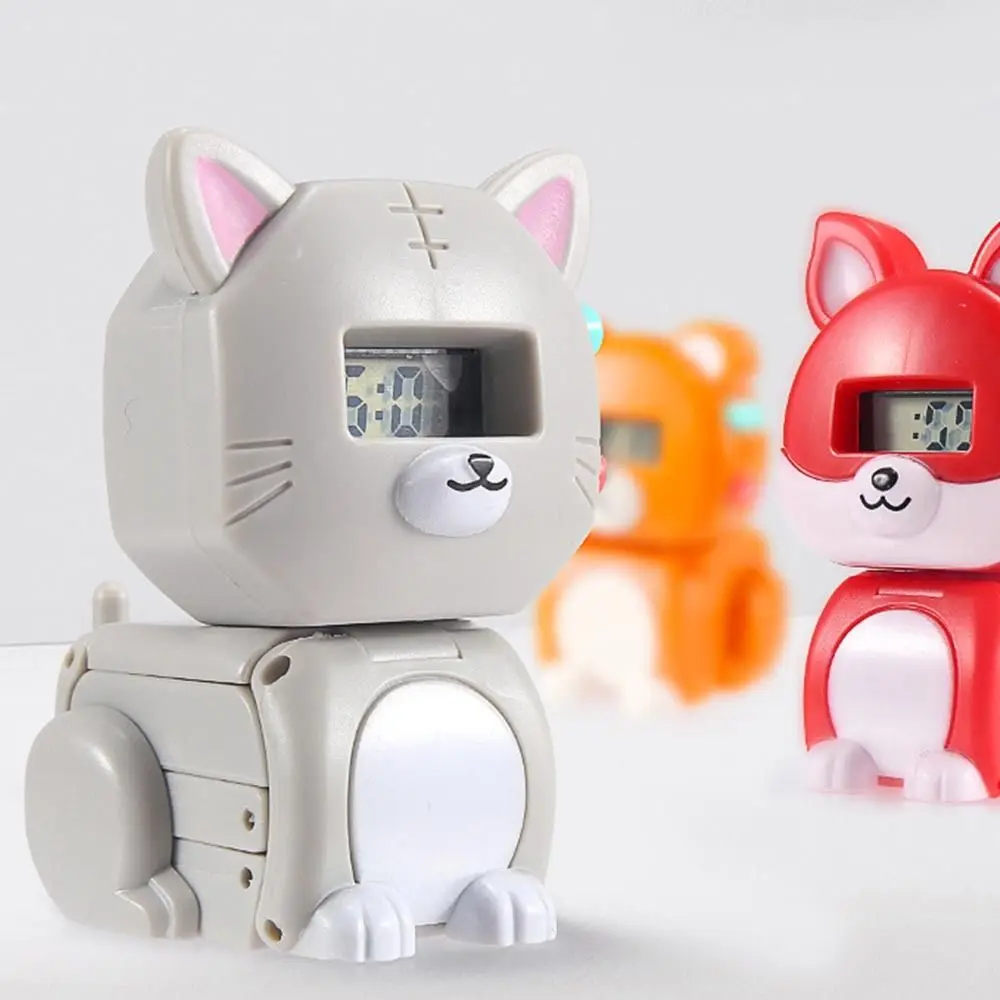 

Vintage Rabbit Plastic Dog Deformation Korean Style Accessories Cartoon Kids Gift Children Watch Toy Digital Watches Electronic