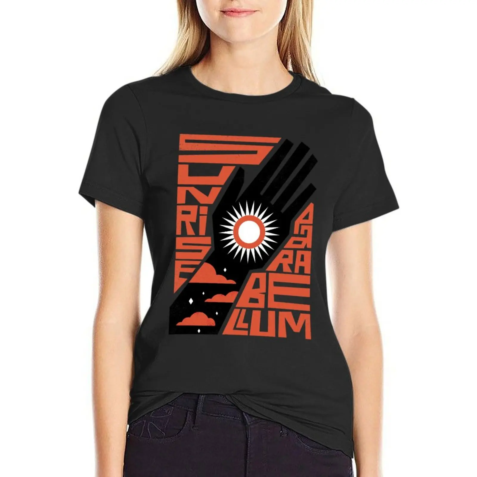 Sunrise Parabellum T-Shirt summer tops animal print plus sizes sweat cat shirts for Women