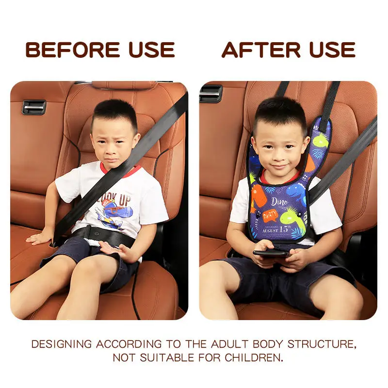 Child Seat Belt Shoulder Cover Positioner Adjustment Holder for Car Kids Safety