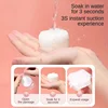 10/20 pieces compressed towel portable compressed face wash towel disposable facial cleansing thick non-woven makeup wipes 6
