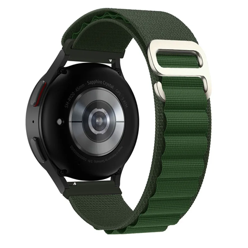 Alpine Sport Nylon Loop Bracelet - 22mm Wristband Strap