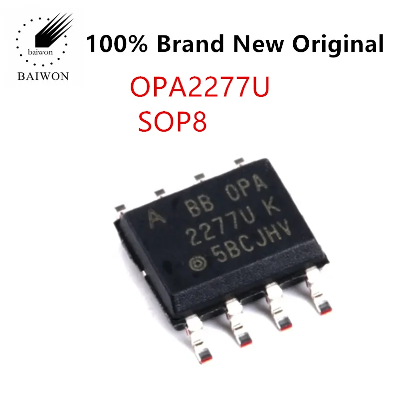 

100% Original IC Chips Original New Original OPA2277UA OPA2277UA/2K5 Packaged SOP-8 Precision Operational Amplifier