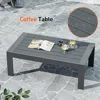 Patio Furniture Sets with Coffee Table, Water-Resistant Cushions, 5 Pcs Conversation Sets Backyard Sofa and Chairs for Outdoor 5