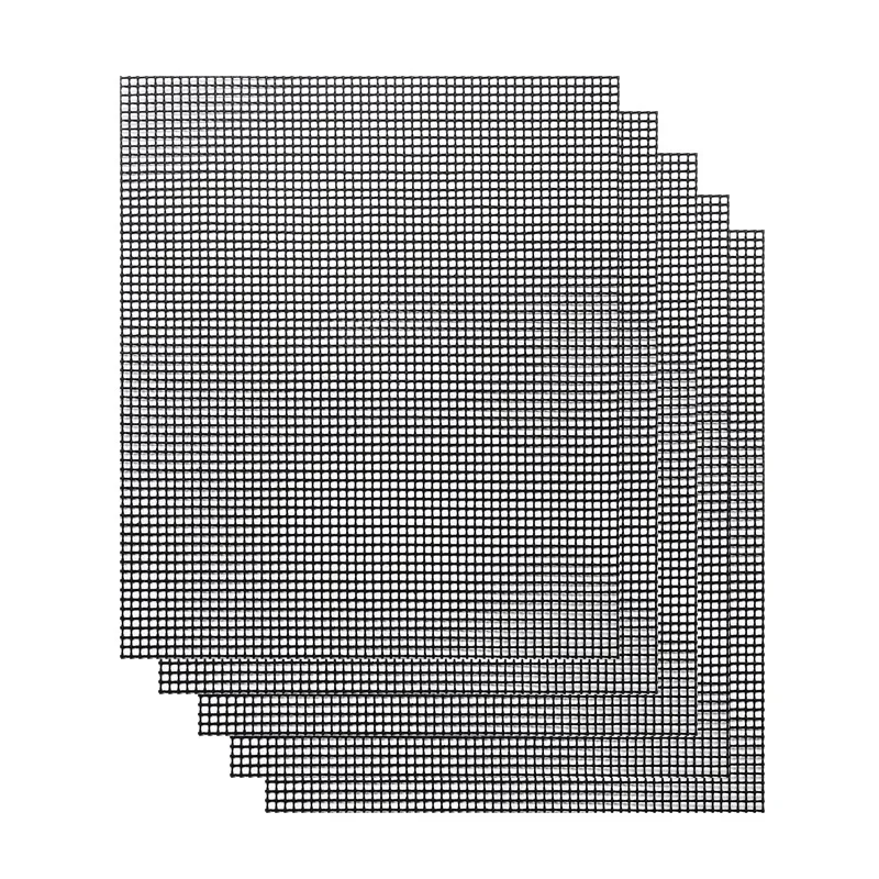 Non-stick Barbecue Mesh Mat Reusable Heat Resistance BBQ Baking Net Pad Kitchen Cooking Smoker BBQ Mat Liner Accessorie Tool
