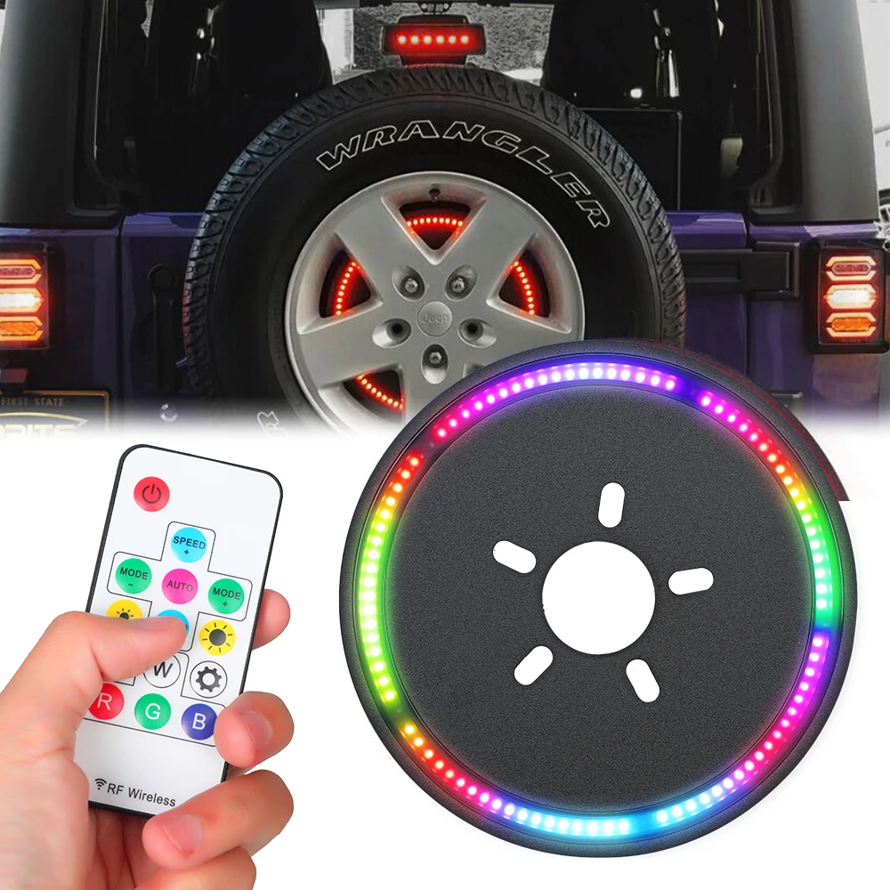 

Spare Tire Brake Light Wheel Light 3rd Third Brake Light For Jeep Wrangler JL 2018+ JL1201