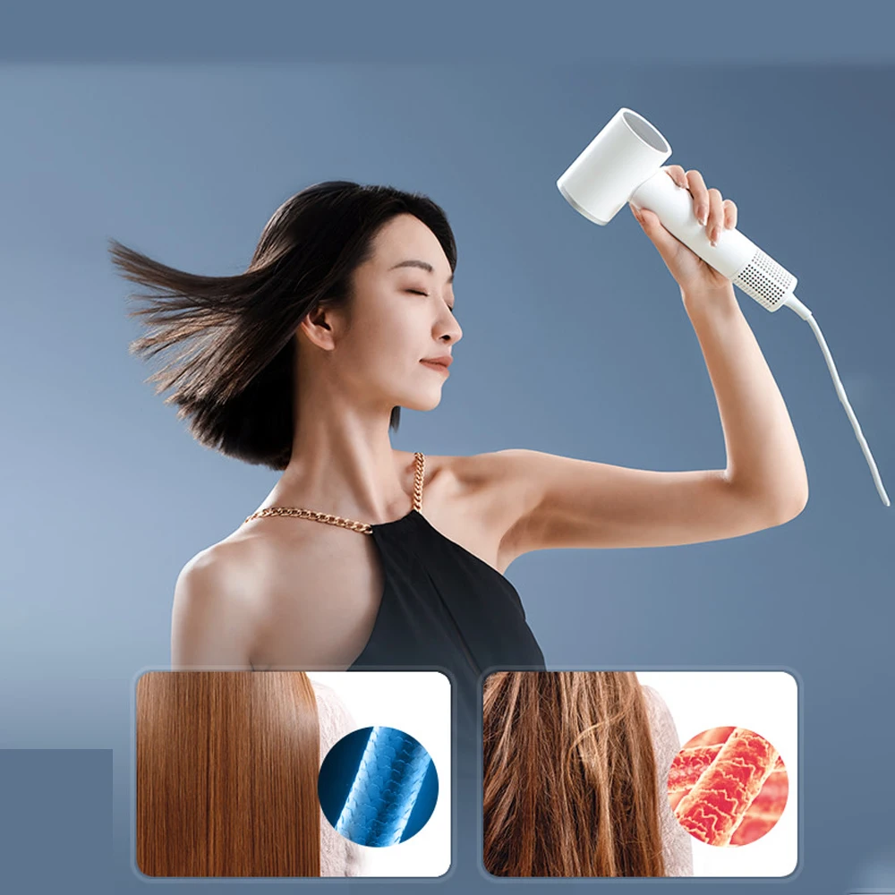 ROIDMI Miro Hair dryer Affordable High speed  65m/s Rapid Air Flow Low Noise Smart Temperature Control 20 Million Negative Ions 2
