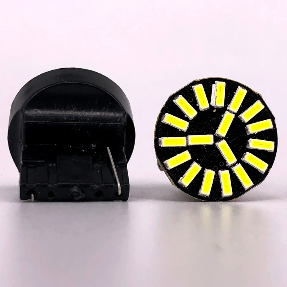 �ڵ��� LED ���� ���õ� LED ���� 1156 1157, P21W, BA15S, BAY15D, S25, 7440 7443, 18 LED 4014, �ڵ� �극��ũ ��, ���� ���� DRL, 30 ��