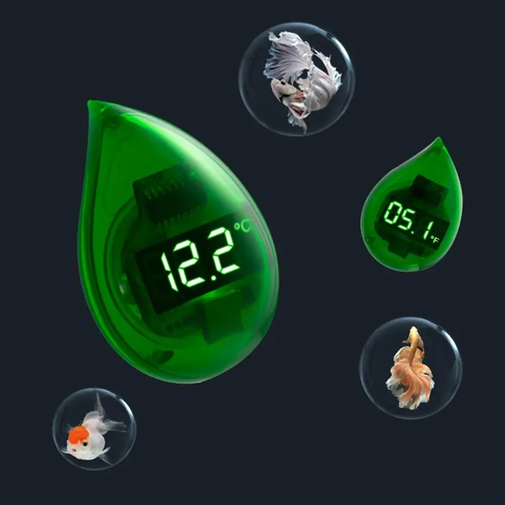 

Aquarium Fish Tank Mini Thermometer 0-99.9 °C Electronic High-precision Led Digital Display Thermometer